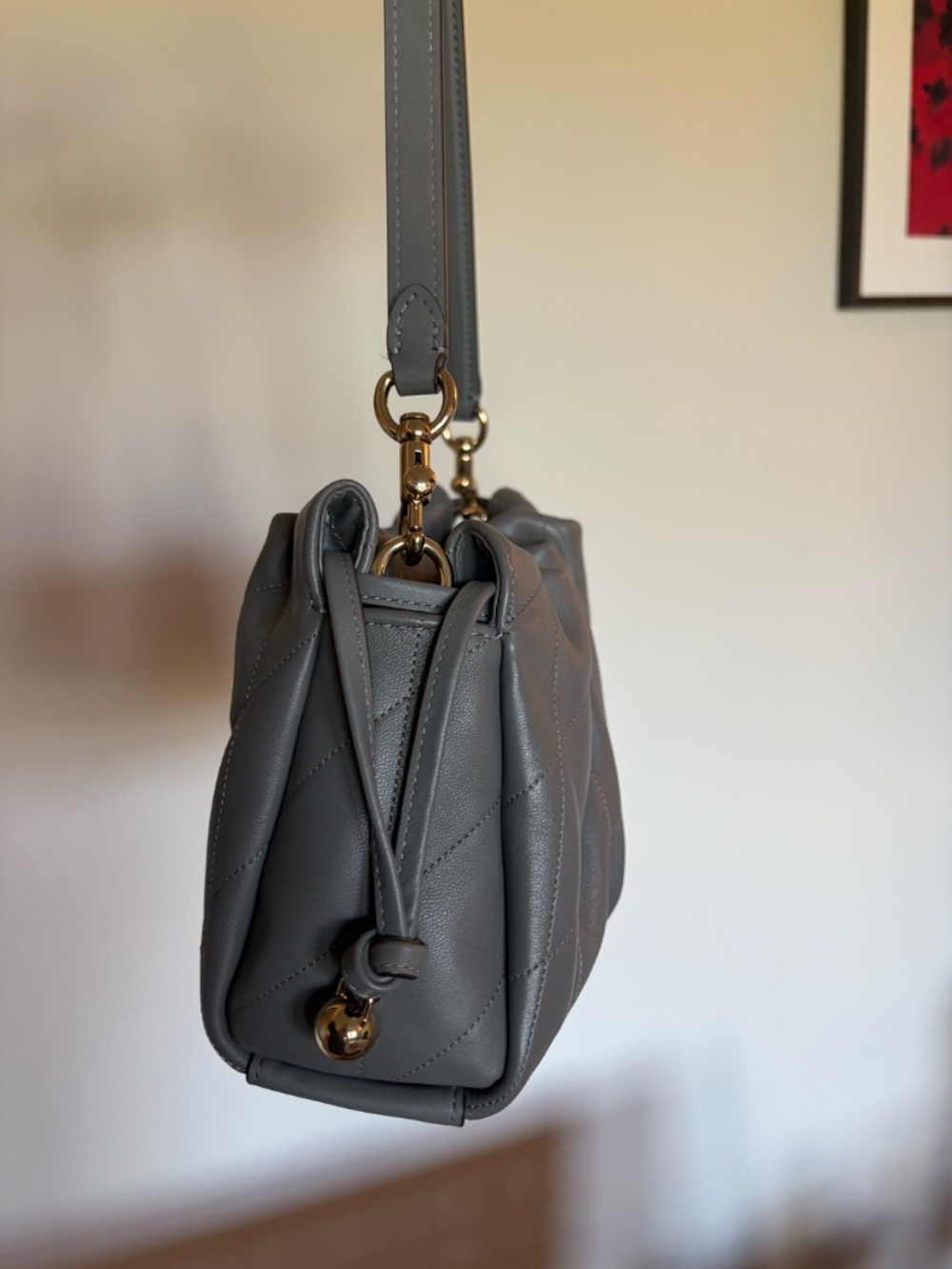 Faye Shoulder Bag With Quilting - Picture 6 of 9